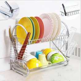 2 layer kitchen shelf