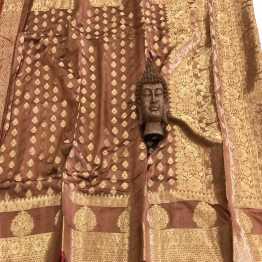 Indian Banasari Soft Zari Weaving Silk Saree