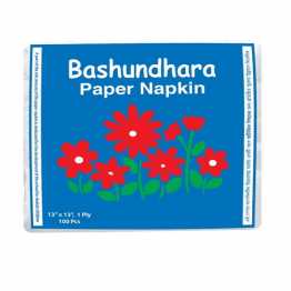 Bashundhara Paper Napkin, 100 x 1 Ply