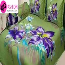 Cotton king size print bedsheet