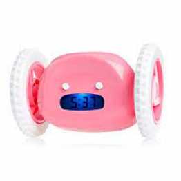 Digital LED Run Alarm Clock with Moving Wheels