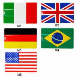 Flag/heroes card pendrive