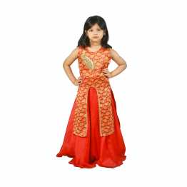 Girls' Stylish Skirt Red color