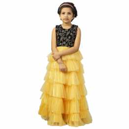 Girls Velvet Party Frock