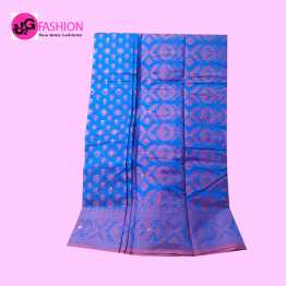 Half Silk Jamdani saree