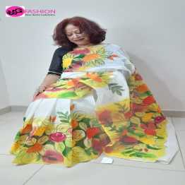Hand painting kota saree