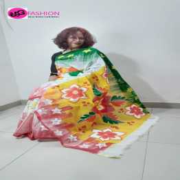 Hand painting cotton kota saree