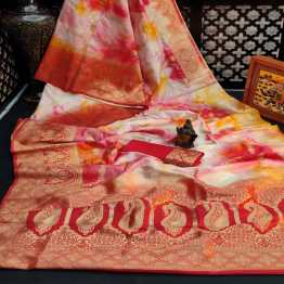 Indian BEAUTIFUL RICH PALLU & JACQUARD WORK ON ALL OVER THE SAREE