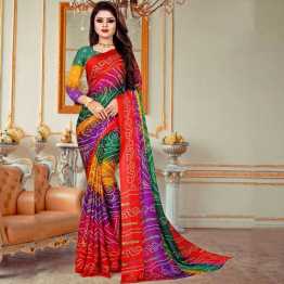 Indian Chundri Exclusive Silk Saree for Women