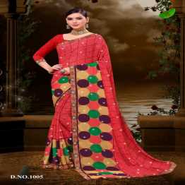 Indian Soft georgette Saree