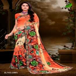 Indian Soft georgette Saree