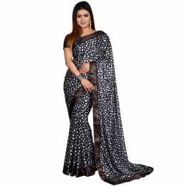Indian Soft Glossy Silk  Saree