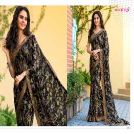 Indian Soft Jorjet Saree