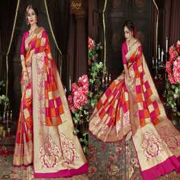 Indian Soft Katan Silk Saree