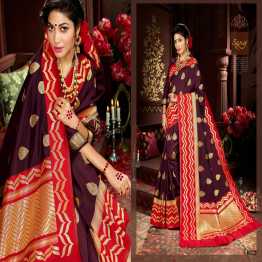 Indian Soft Katan Silk Saree