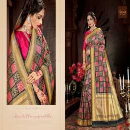 Indian Soft Katan Silk Saree