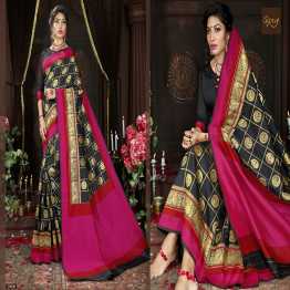 Indian Soft Katan Silk Saree