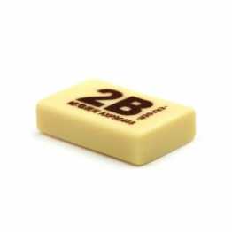 M&G Eraser, 2B, Soft, 2.6x1.7x0.9 cm , Yellow, AXP96448