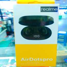 Realme AirDots Pro Touch with Display TWS Bluetooth Wireless Earbuds 5.0  - Black(JG RBA 012)