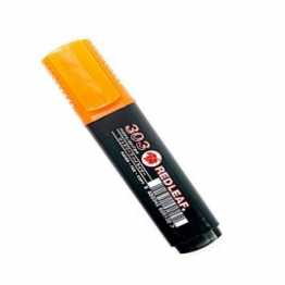 Red Leaf Highlighter Pen, Orange (Pack of 12)