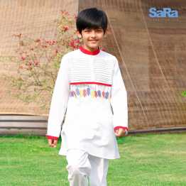 SaRa Boys Panjabi (White)