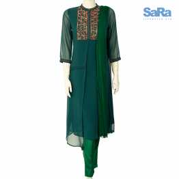 SaRa Ladies Ethnic 3 pcs (Green)