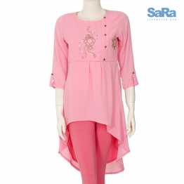 SaRa Ladies Fashion Tops (Rose pink)