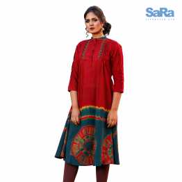 SaRa Ladis Ehnic Mid Length Kurti