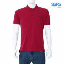 SaRa Men's  Polo Shirt (Burgandy)