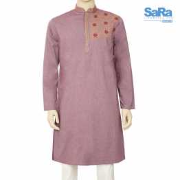 SaRa Men's Panjabi (Maroon)