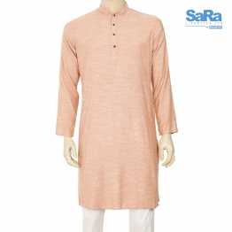 SaRa Men's Panjabi (Peach)