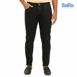 SaRa Mens Denim pant (Black)