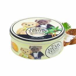 V Food, Omais Dear Teddy Coconut Tin, 150gm