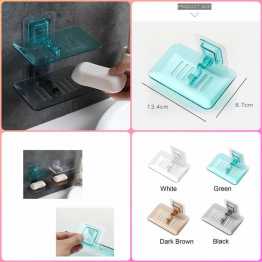 Wall-mounted crystal soap box